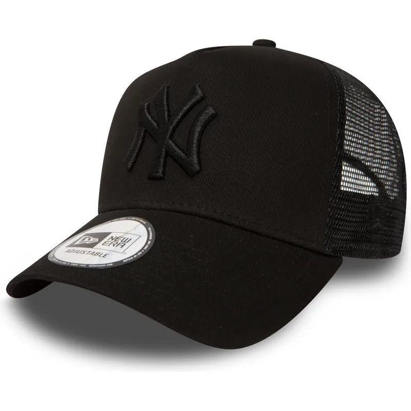 new-era-youth-black-logo-a-frame-clean-new-york-yankees-mlb-cherna-shapka-traker