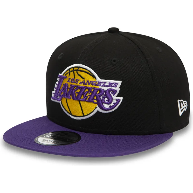 shapka-ploska-cherna-snapbek-9fifty-na-los-angeles-lakers-nba-ot-new-era