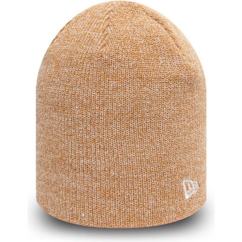 new-era-essential-marl-brown-beanie
