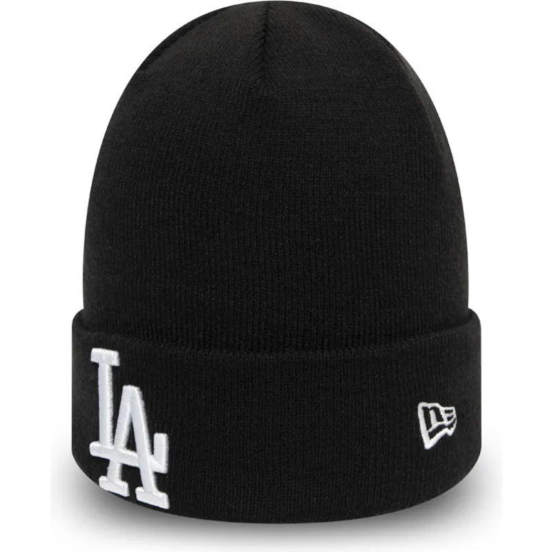 shapka-cherna-essential-cuff-na-los-angeles-dodgers-mlb-ot-new-era