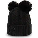 shapka-pompon-cherna-doble-knit-cuff-na-new-york-yankees-mlb-ot-new-era