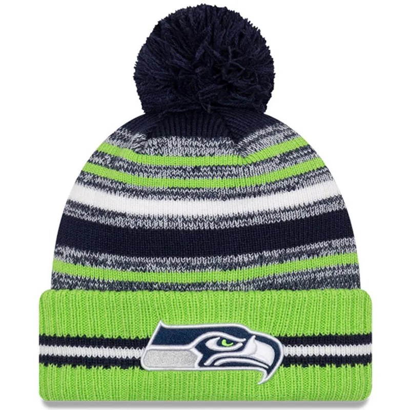 shapka-zelena-sport-sideline-na-seattle-seahawks-nfl-ot-new-era