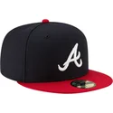 shapka-ploska-tmnosin-prilepnala-y-59fifty-ac-perf-na-atlanta-braves-mlb-ot-new-era