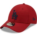 shapka-izvita-chervena-reguliruem-9forty-diamond-era-na-los-angeles-dodgers-mlb-ot-new-era