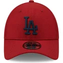 shapka-izvita-chervena-reguliruem-9forty-diamond-era-na-los-angeles-dodgers-mlb-ot-new-era