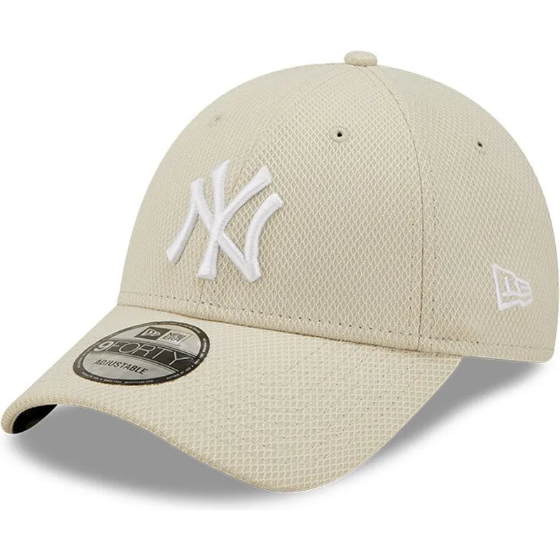 shapka-izvita-bezhov-reguliruem-9forty-diamond-era-na-new-york-yankees-mlb-ot-new-era