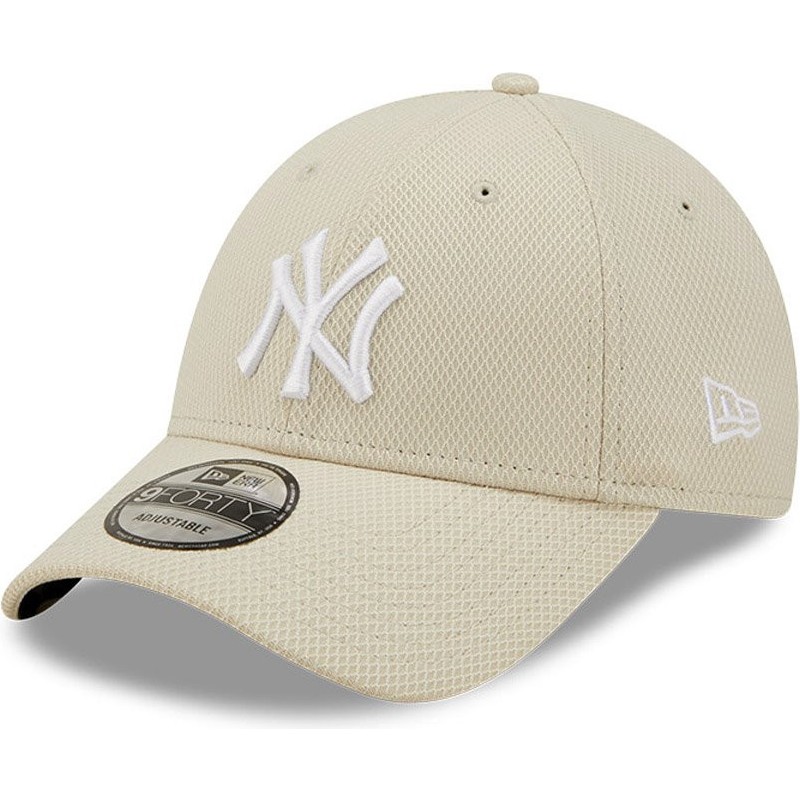 ny yankees beige hat