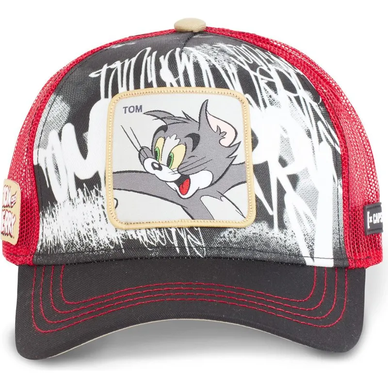 shapka-izvita-traker-cherna-snapbek-tom2-tom-looney-tunes-ot-capslab