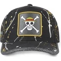 buet-sort-justerbar-kasket-straw-hat-pirates-tag-log1-one-piece-fra-capslab
