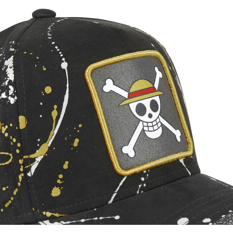 buet-sort-justerbar-kasket-straw-hat-pirates-tag-log1-one-piece-fra-capslab
