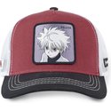 capslab-killua-zoldyck-kir2-hunter-x-hunter-red-white-and-black-trucker-hat