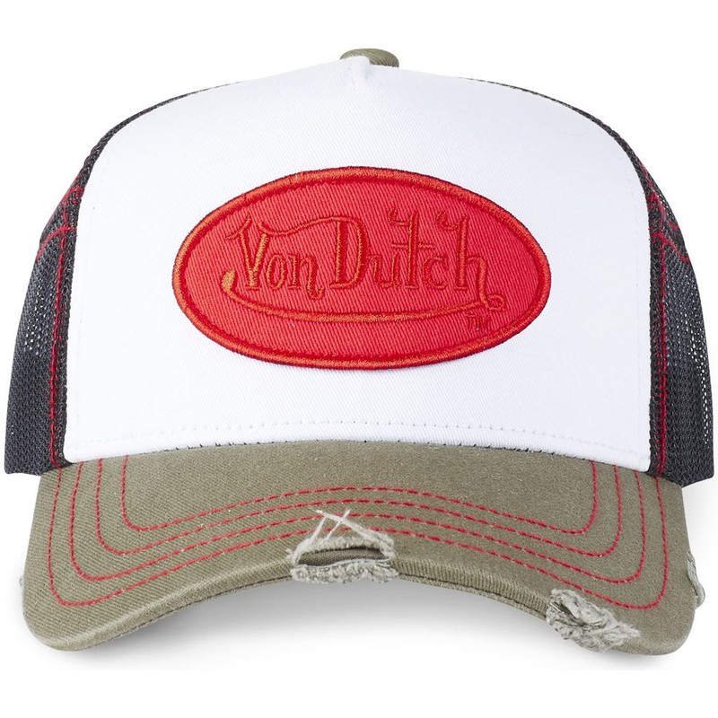 green and yellow von dutch hat