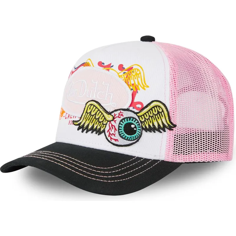 shapka-izvita-shapka-traker-roza-snapbek-pat-pin-ot-von-dutch