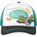 hvid-gron-og-sort-trucker-kasket-pat-gre-fra-von-dutch