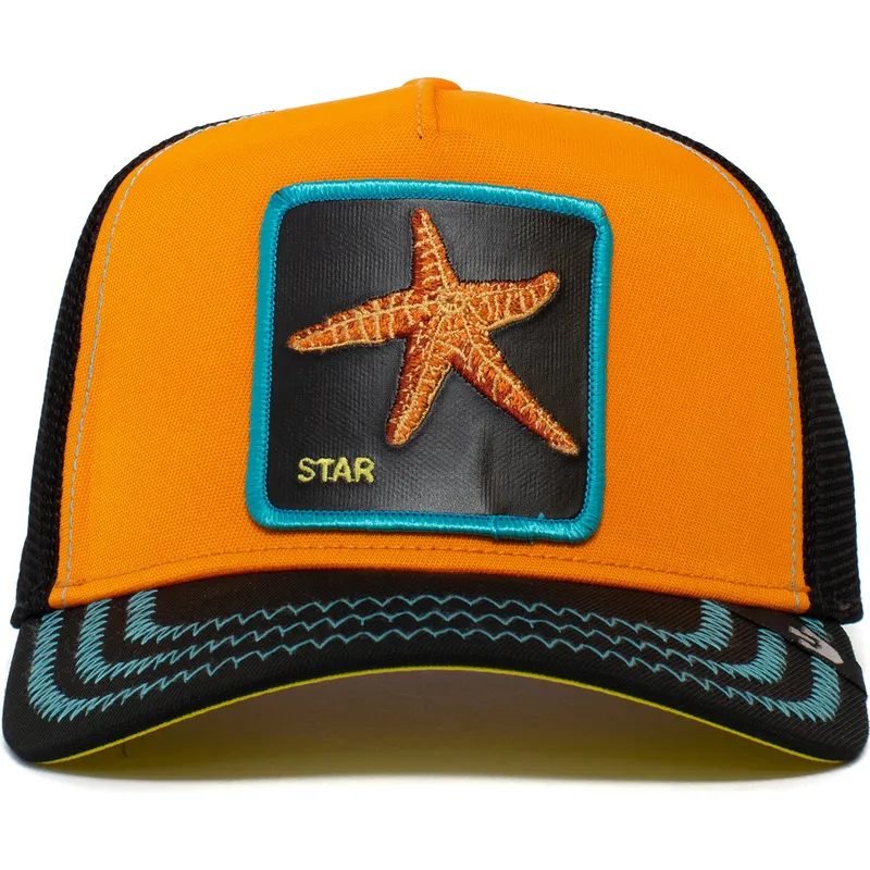 shapka-izvita-traker-oranzhev-snapbek-na-mar-baby-i-m-a-star-the-farm-ot-goorin-bros