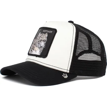 weisse-und-schwarze-leoparden-trucker-kappe-hotshot-the-farm-von-goorin-bros