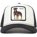 shapka-izvita-traker-byala-snapbek-alpha-dog-the-farm-ot-goorin-bros