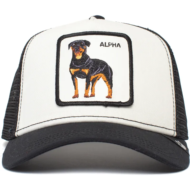 shapka-izvita-traker-byala-snapbek-alpha-dog-the-farm-ot-goorin-bros