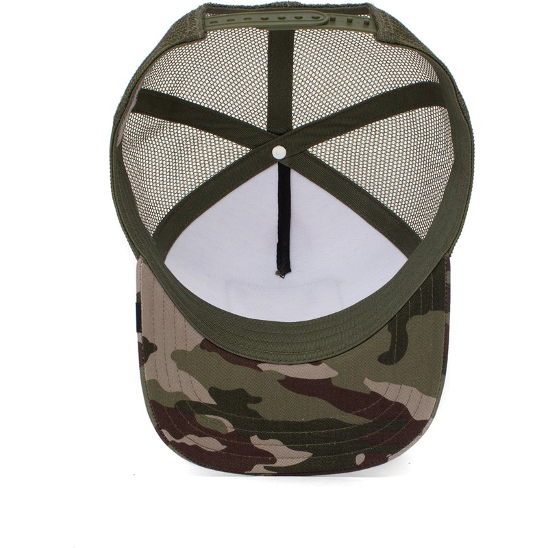 Farm White and Camouflage Trucker Hat 