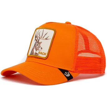 shapka-izvita-traker-oranzhev-snapbek-the-deer-rack-the-farm-ot-goorin-bros