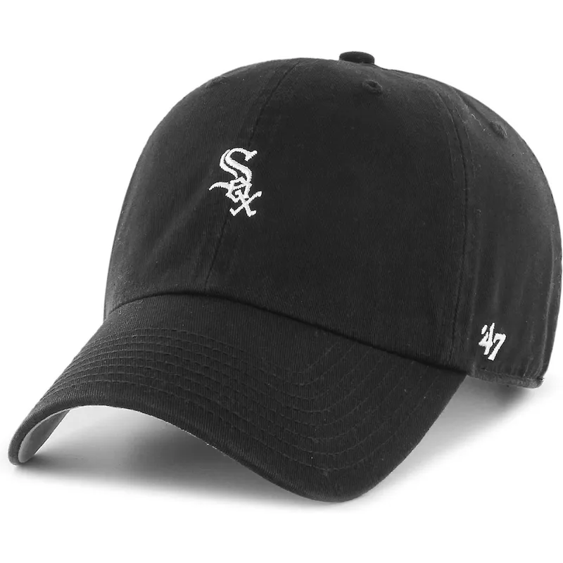 shapka-izvita-cherna-reguliruem-clean-up-base-runner-na-chicago-white-sox-mlb-ot-47-brand