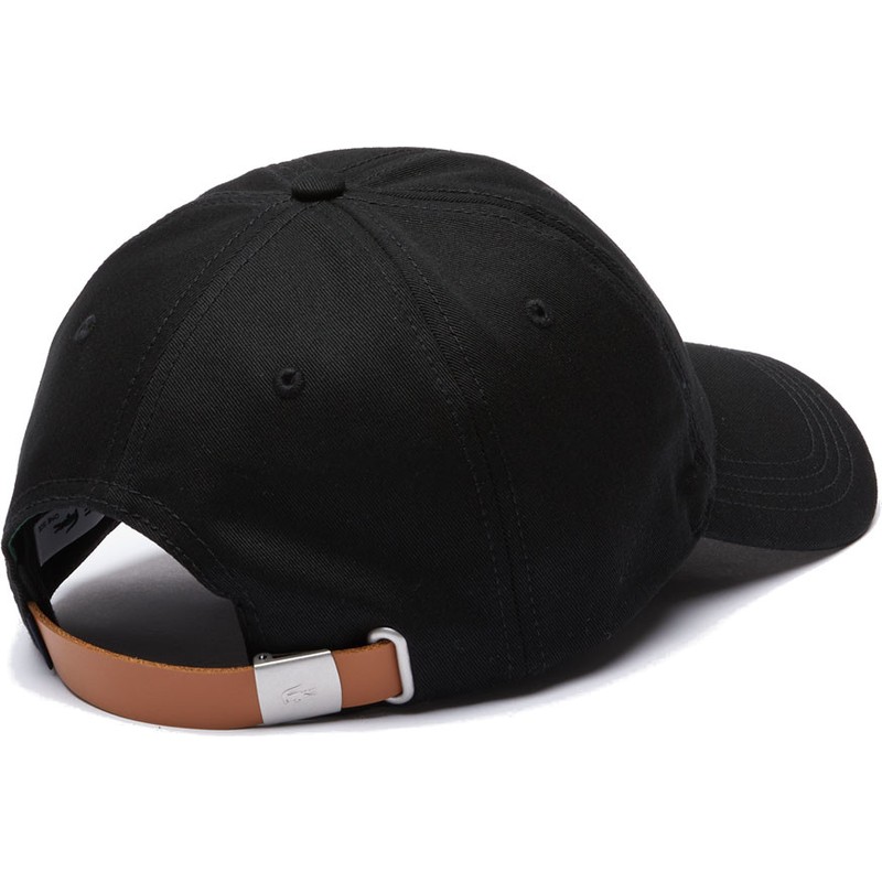 lacoste leather strap hat