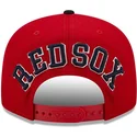 gorra-plana-roja-y-azul-marino-snapback-9fifty-team-arch-de-boston-red-sox-mlb-de-new-era