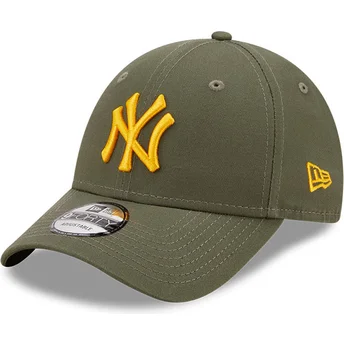 shapka-izvita-zelena-reguliruem-9forty-league-essential-na-new-york-yankees-mlb-ot-new-era