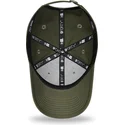 grune-verstellbare-kappe-mit-gebogenem-schirm-und-gelbem-logo-9forty-league-essential-new-york-yankees-mlb-von-new-era