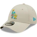 shapka-izvita-siv-reguliruem-9forty-camo-infill-na-los-angeles-dodgers-mlb-ot-new-era