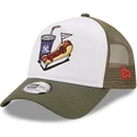 new-era-new-york-yankees-mlb-a-frame-stadium-food-hot-dog-weiss-grune-trucker-kappe