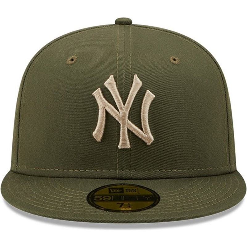 yankee fitted green brim