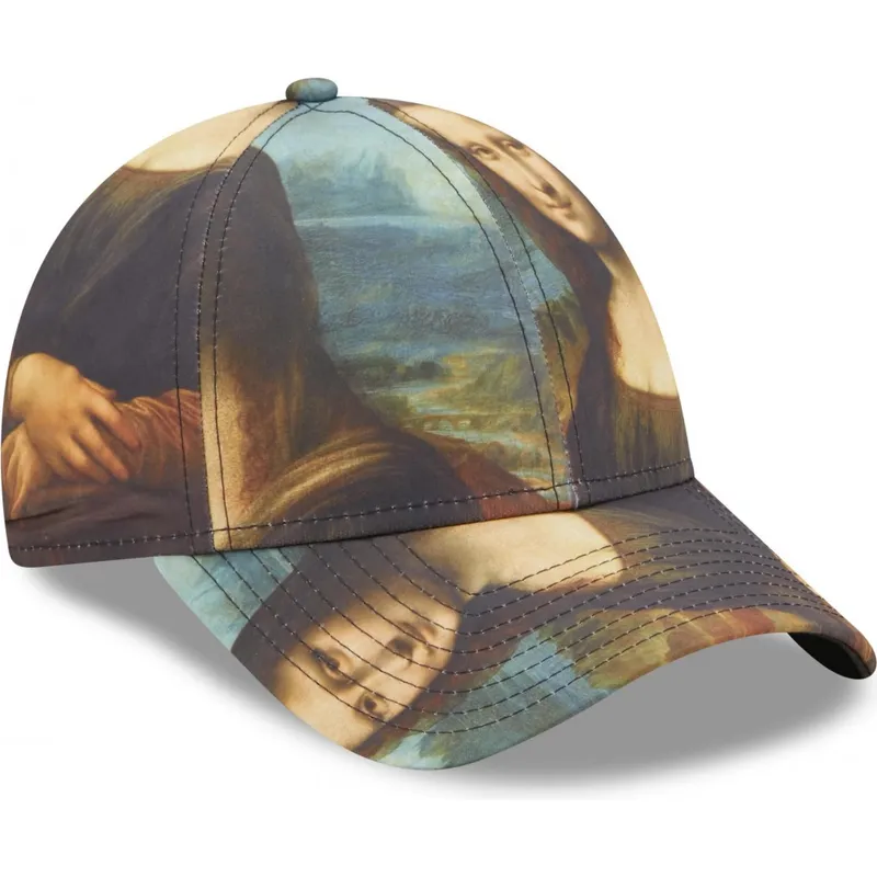 shapka-izvita-mnogocveten-reguliruem-9forty-mona-le-louvre-ot-new-era