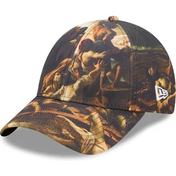 New Era Curved Brim 9FORTY Le radeau de la Méduse Le Louvre Multicolor Adjustable Cap