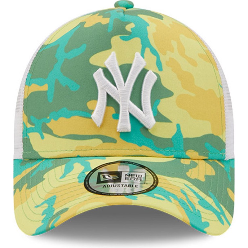 yankees camo fitted