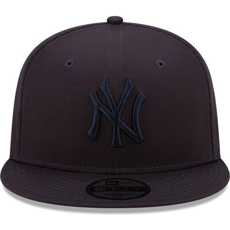 New Era Flat Brim Navy Blue Logo 9FIFTY 