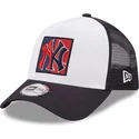 shapka-izvita-traker-tmnosin-snapbek-a-frame-frame-team-patch-na-new-york-yankees-mlb-ot-new-era
