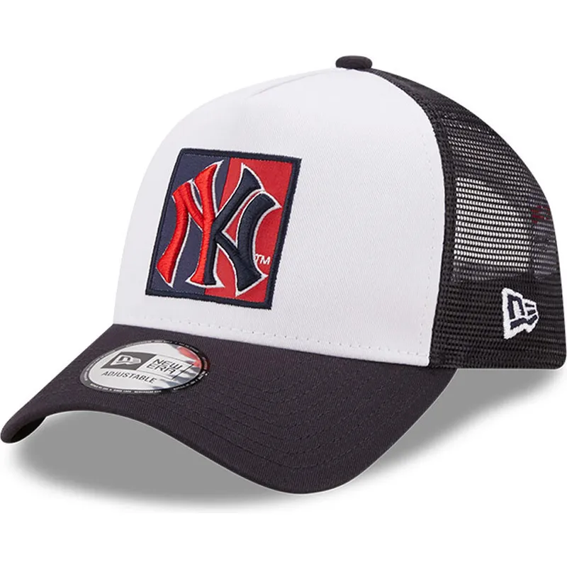 shapka-izvita-traker-tmnosin-snapbek-a-frame-frame-team-patch-na-new-york-yankees-mlb-ot-new-era