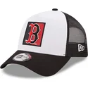 shapka-izvita-traker-cherna-snapbek-a-frame-team-patch-na-boston-red-sox-mlb-ot-new-era