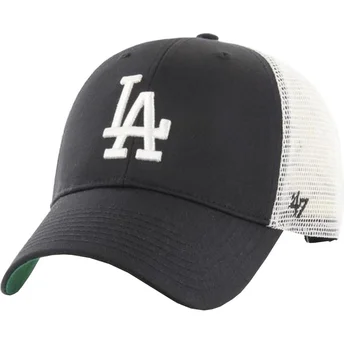 Sort og hvid trucker-kasket MVP Branson fra Los Angeles Dodgers MLB af 47 Brand