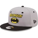 shapka-ploska-siv-snapbek-za-deca-9fifty-character-na-batman-dc-comics-ot-new-era
