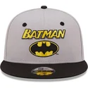 shapka-ploska-siv-snapbek-za-deca-9fifty-character-na-batman-dc-comics-ot-new-era
