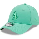 shapka-izvita-zelena-reguliruem-9forty-league-essential-na-los-angeles-dodgers-mlb-ot-new-era