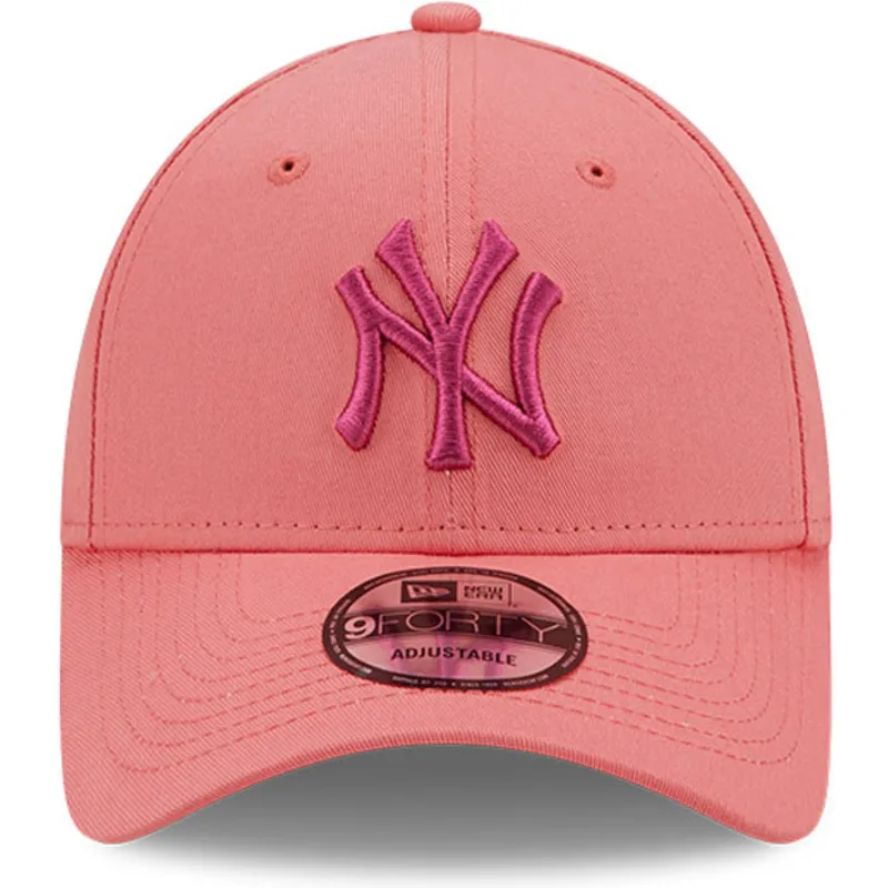 shapka-izvita-roza-reguliruem-9forty-league-essential-na-new-york-yankees-mlb-ot-new-era