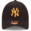 shapka-izvita-cherna-reguliruem-9forty-neon-pack-na-new-york-yankees-mlb-ot-new-era