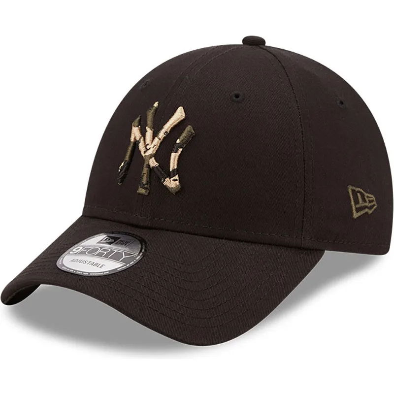 shapka-izvita-cherna-reguliruem-9forty-camo-infill-na-new-york-yankees-mlb-ot-new-era