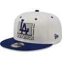 shapka-ploska-siv-snapbek-9fifty-white-crown-na-los-angeles-dodgers-mlb-ot-new-era