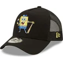 shapka-izvita-traker-cherna-snapbek-a-frame-sporty-na-spongebob-ot-new-era