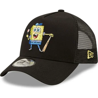 shapka-izvita-traker-cherna-snapbek-a-frame-sporty-na-spongebob-ot-new-era