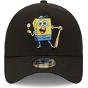 shapka-izvita-traker-cherna-snapbek-a-frame-sporty-na-spongebob-ot-new-era